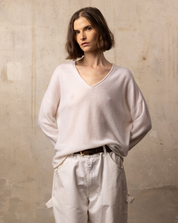 Pull FFresh col V - 100% cachemire