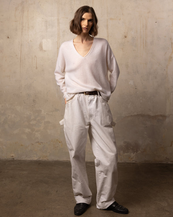 Pull FFresh col V - 100% cachemire