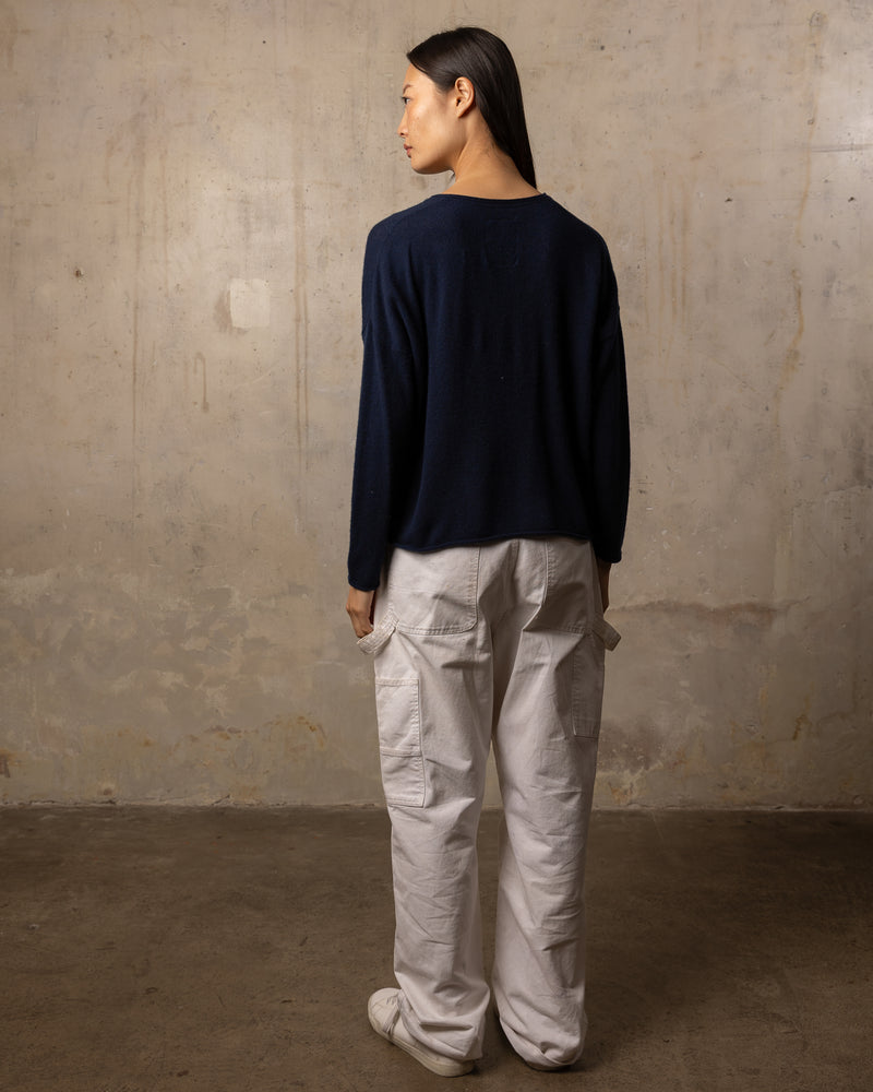 Pull FFresh col V - 100% cachemire - 311PETROL
