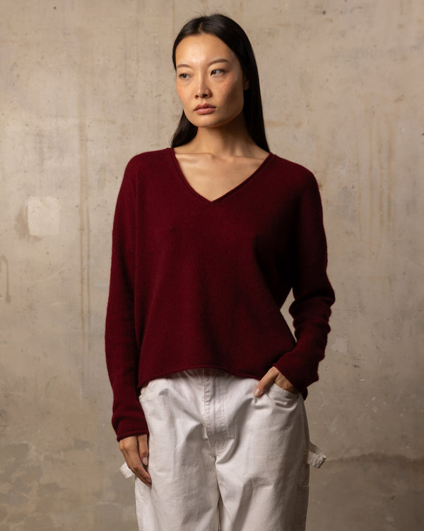 Pull FFresh col V - 100% cachemire