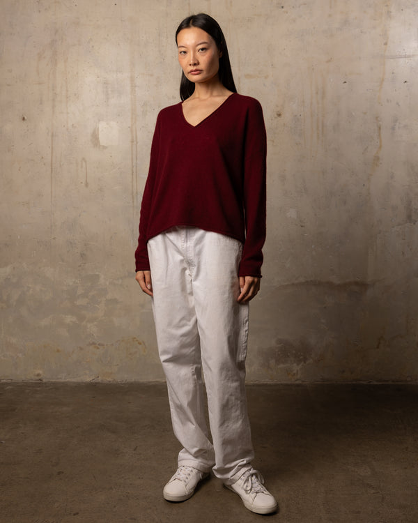 Pull FFresh col V - 100% cachemire