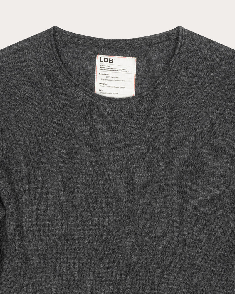 Pull FFresh col rond - 100% cachemire - 115ASH