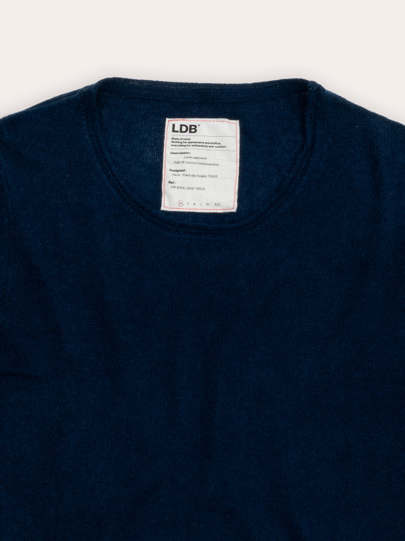 Pull FFresh col rond - 100% cachemire