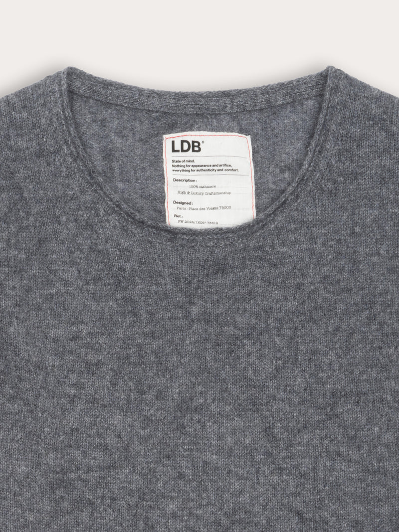 Pull FFresh col rond - 100% cachemire