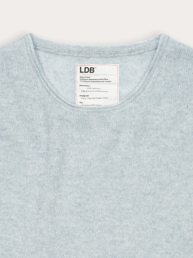 Pull FFresh col rond - 100% cachemire