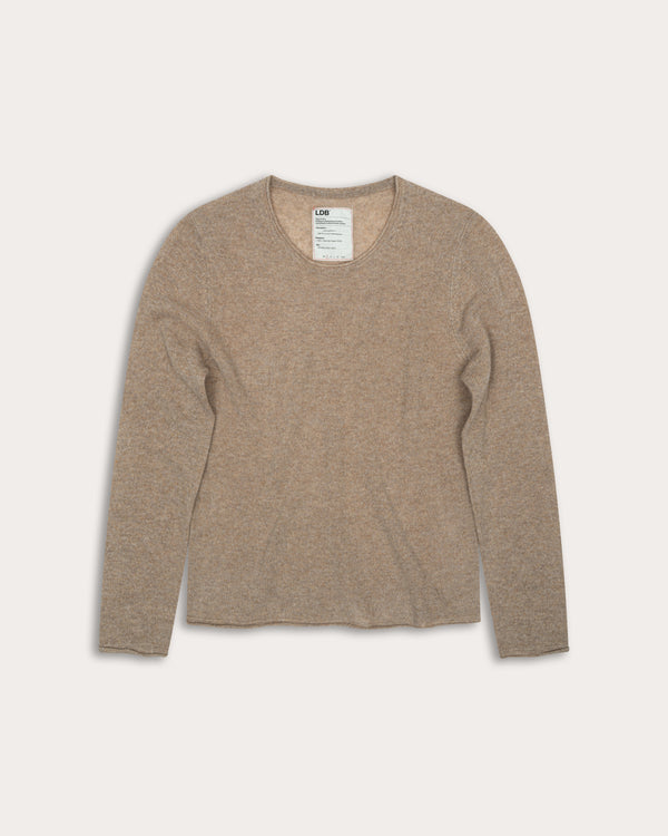 Pull FFresh col rond - 100% cachemire - 200BEIGE