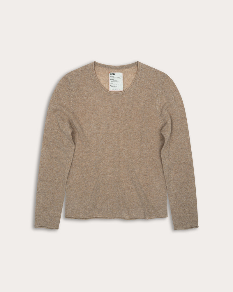 Pull FFresh col rond - 100% cachemire - 200BEIGE