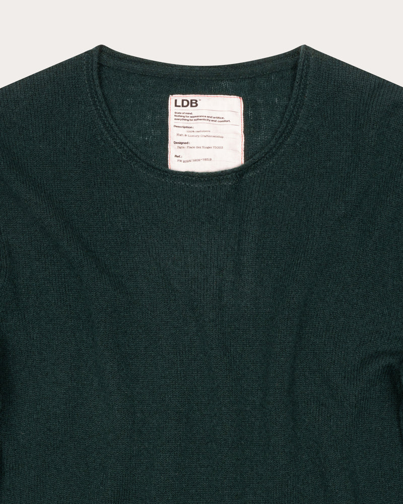 Pull FFresh col rond - 100% cachemire -  430SAPIN