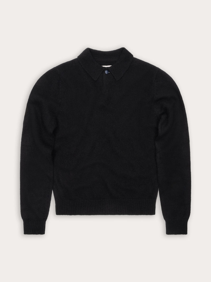 Polo FFresh - 100% cachemire - 100BLACK