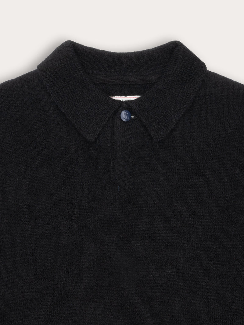 Polo FFresh - 100% cachemire - 100BLACK