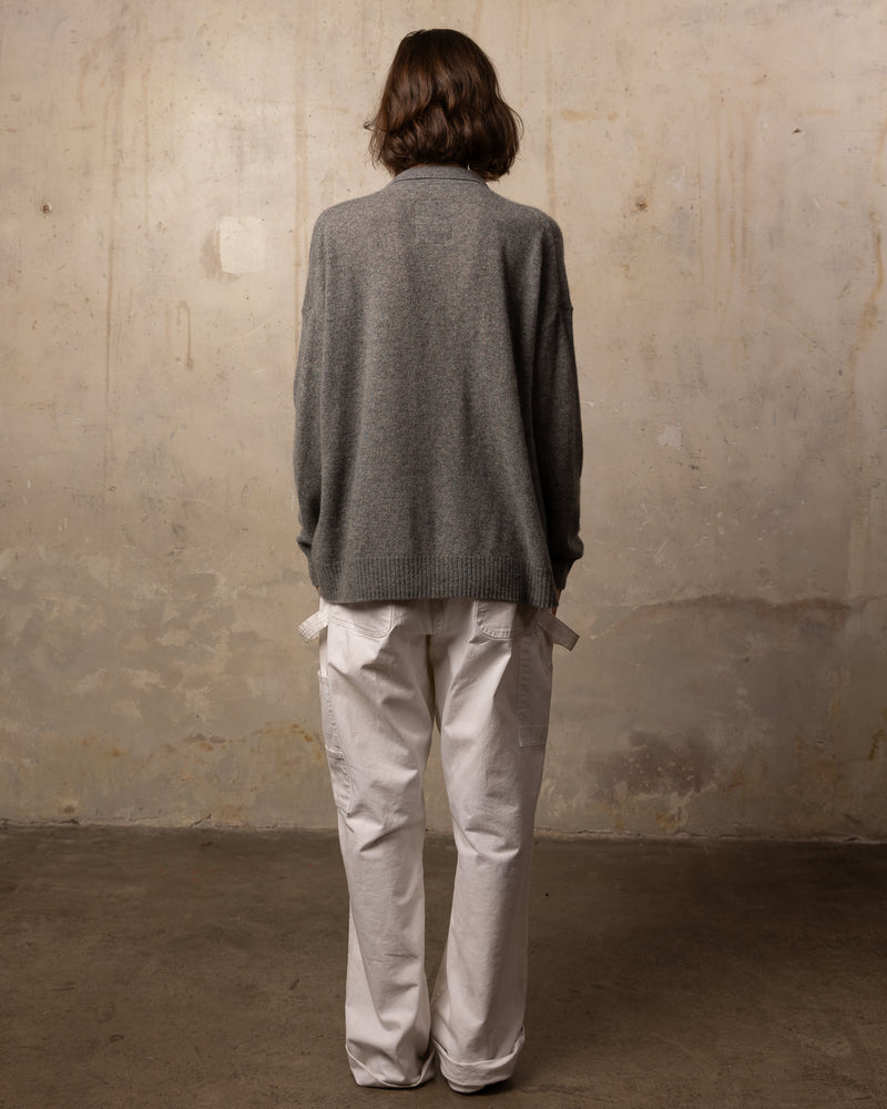 Polo manches longues FFresh - 100% cachemire - 112MEDIUMGREY
