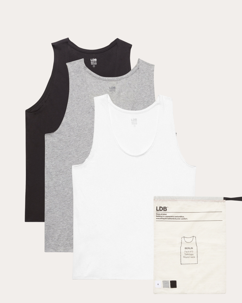 BAZYYC - Pack de 3 Berlin 100% coton