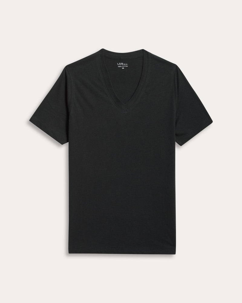 T-shirt Jackson col V - 100% coton