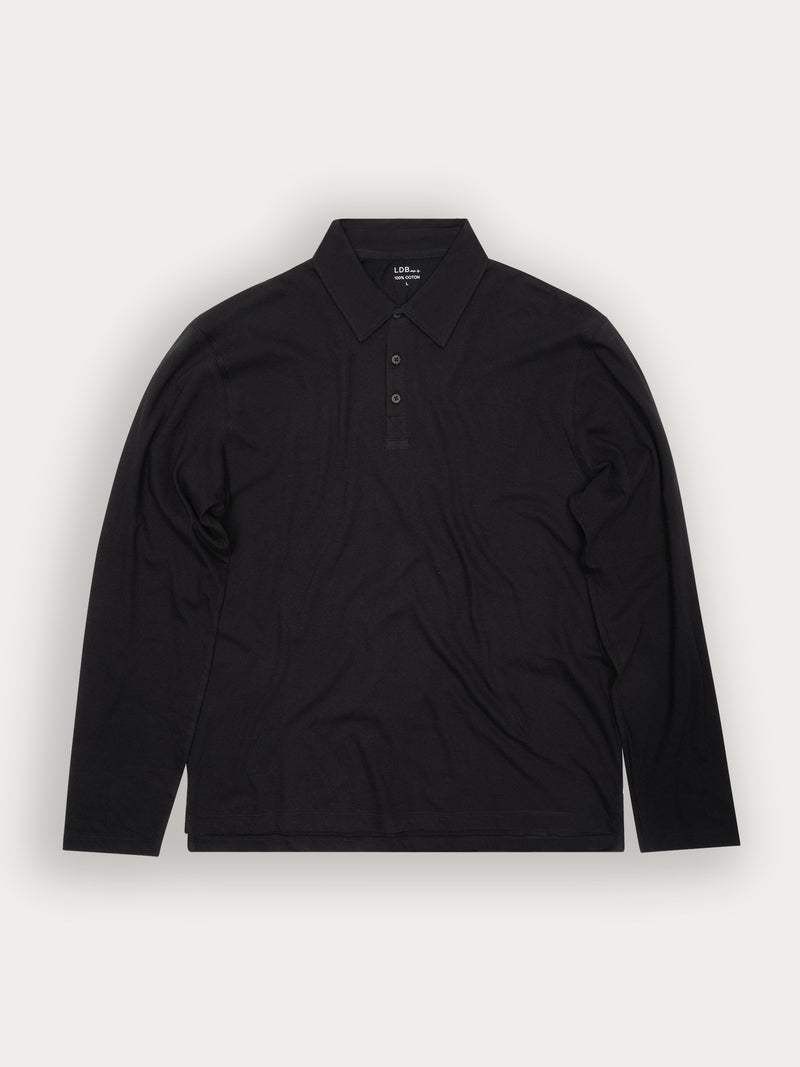Polo Jackson - 100% coton - 100BLACK