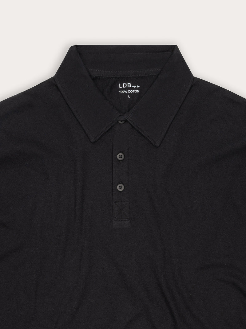 Polo Jackson - 100% coton - 100BLACK