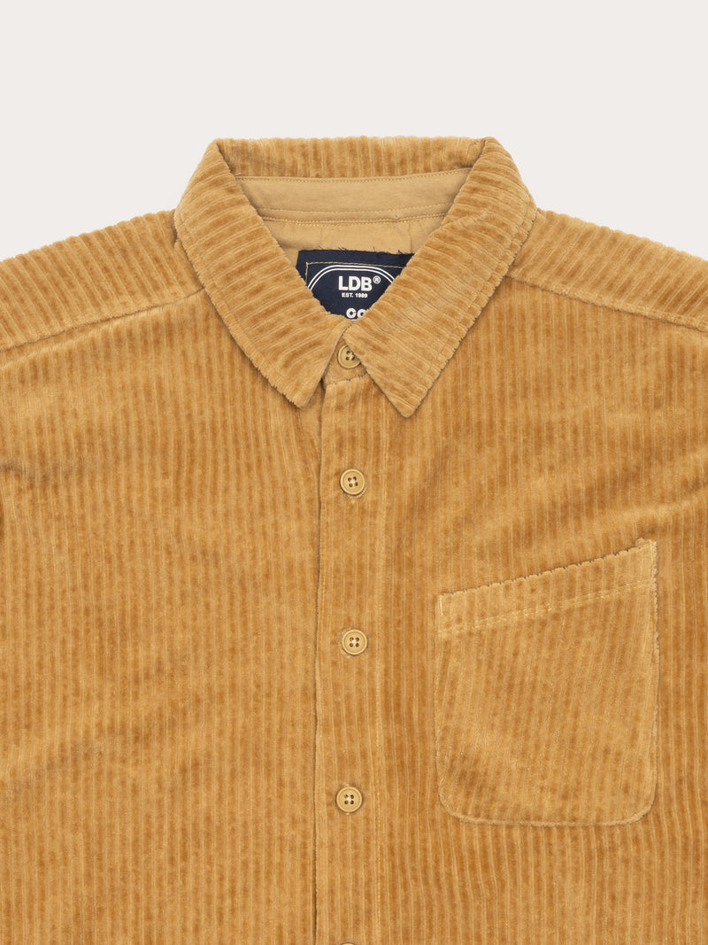 Chemise Merat - 1°°% coton côtelé - 200BEIGE