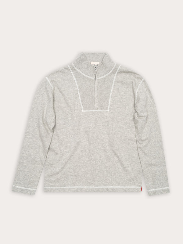 Pull Poe  - 100% Coton French Terry - 133MELANGEDGREY