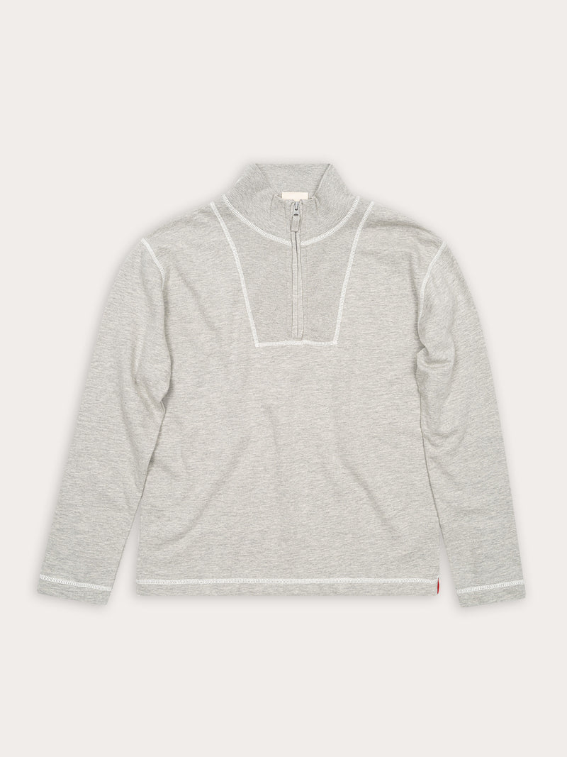 Pull Poe  - 100% Coton French Terry - 133MELANGEDGREY