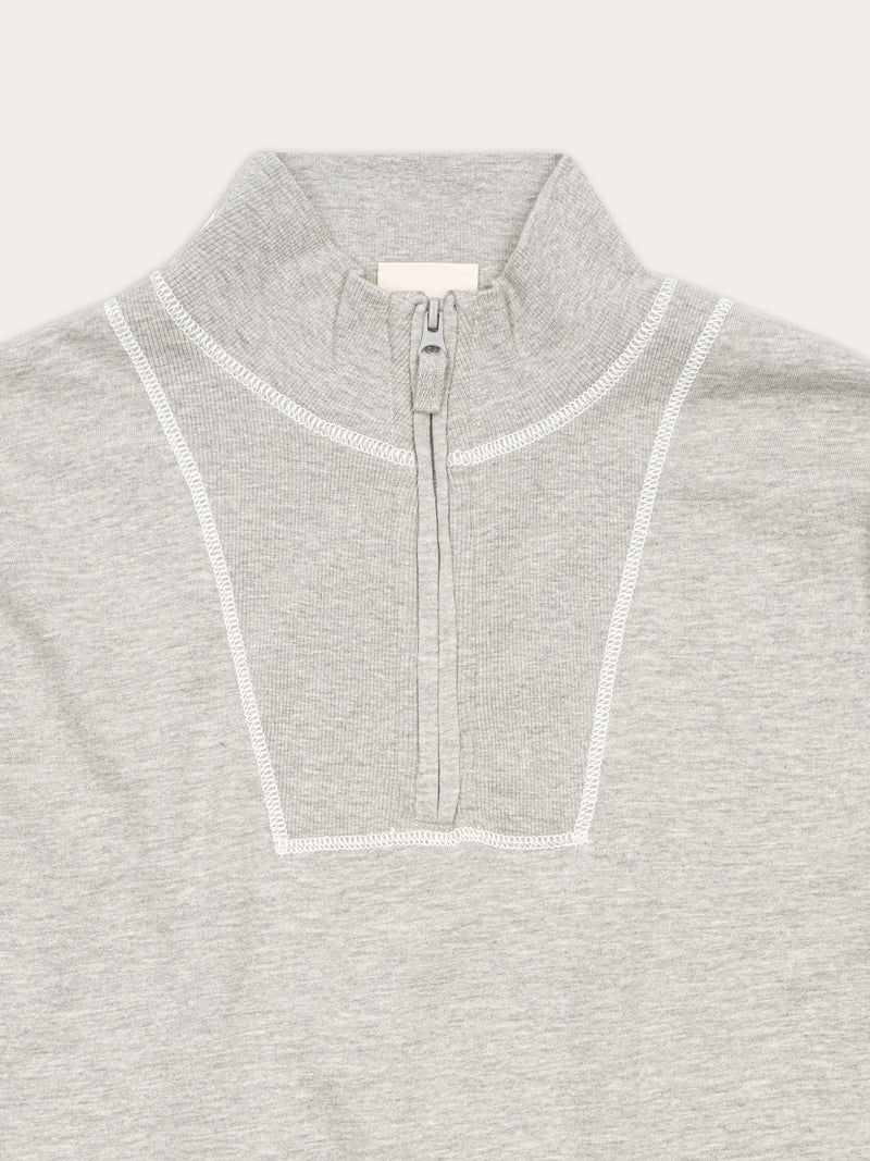 Pull Poe  - 100% Coton French Terry - 133MELANGEDGREY
