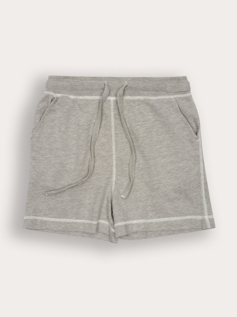 Short Poe - 100% Coton French Terry - 133MELANGEDGREY