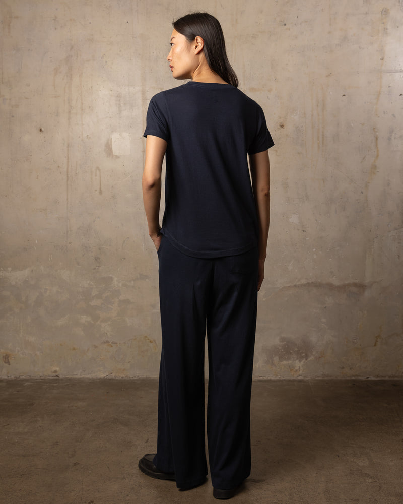 T-shirt 24_24 col rond - 100% coton - 300NAVY