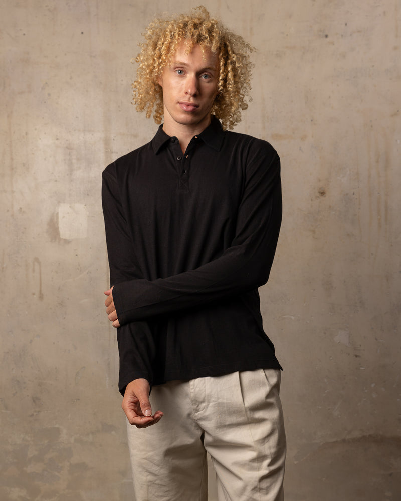 Polo Jackson - 100% coton - 100BLACK