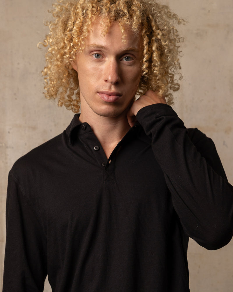 Polo Jackson - 100% coton - 100BLACK