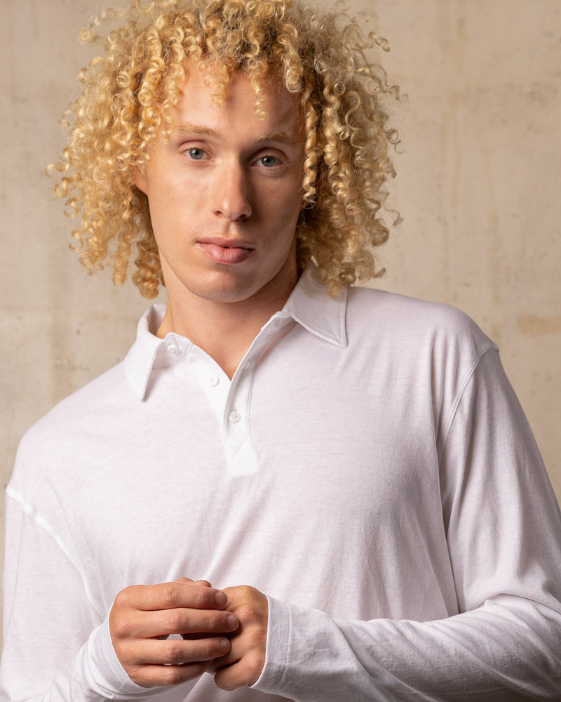 Polo Jackson - 100% coton - 190WHITE