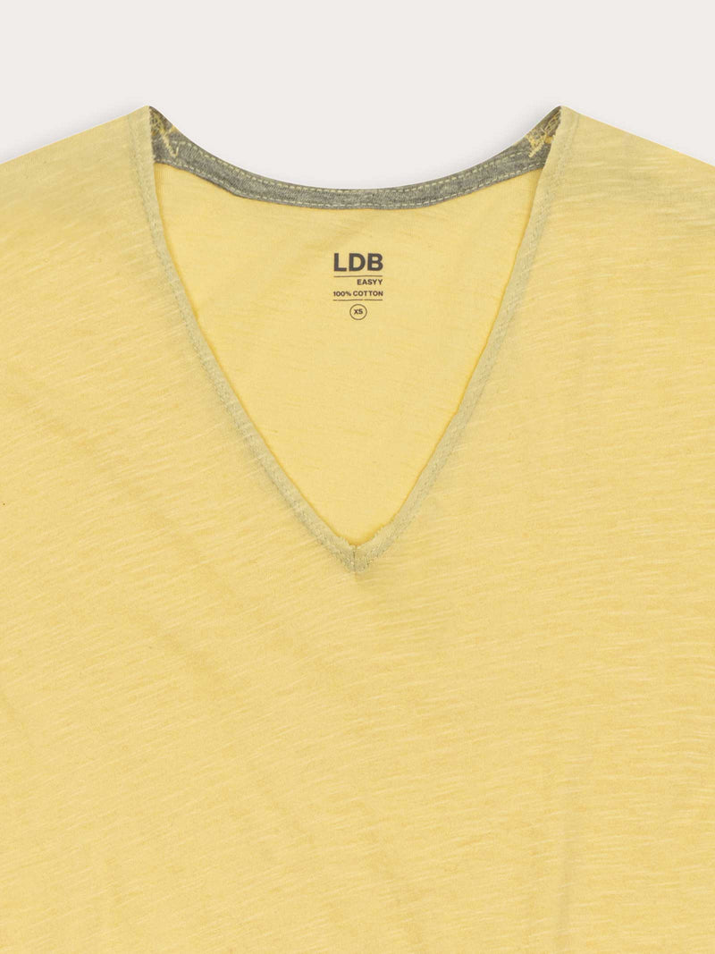 T-shirt Easyy col v - 100% coton