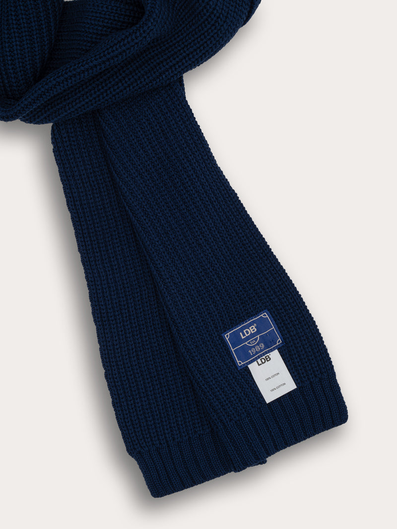 Echarpe Voltaire - 100% coton - 300NAVY