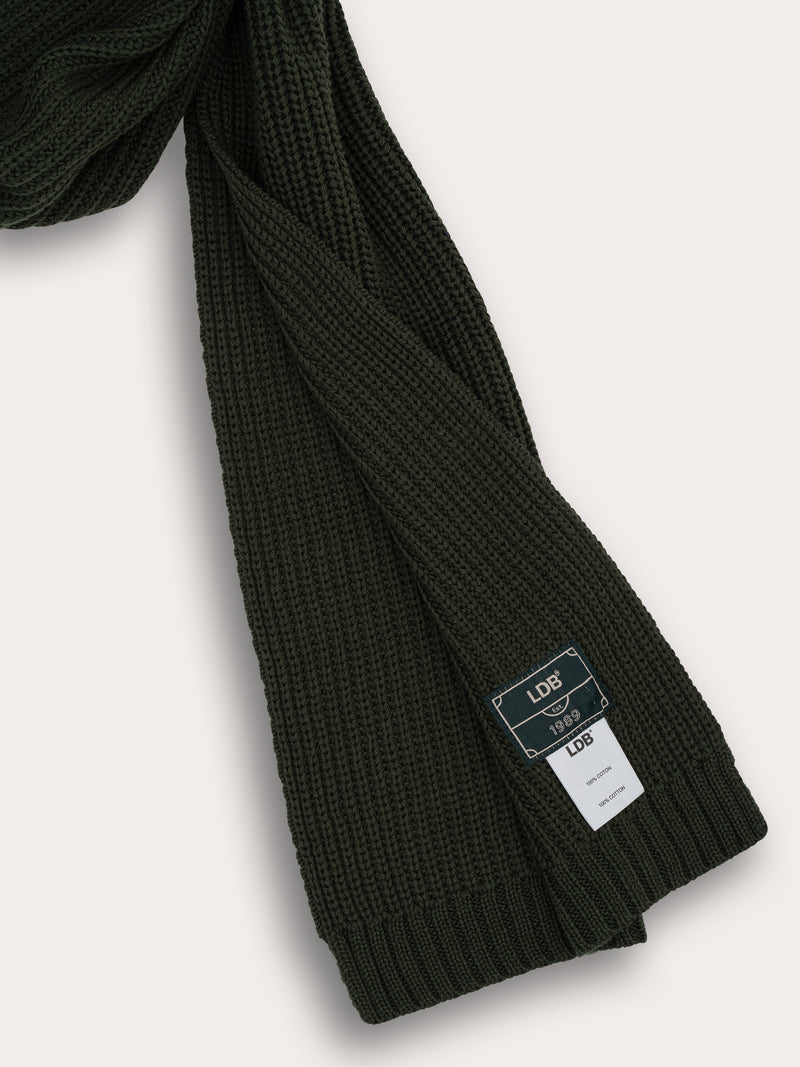 Echarpe Voltaire - 100% coton - 400KAKI