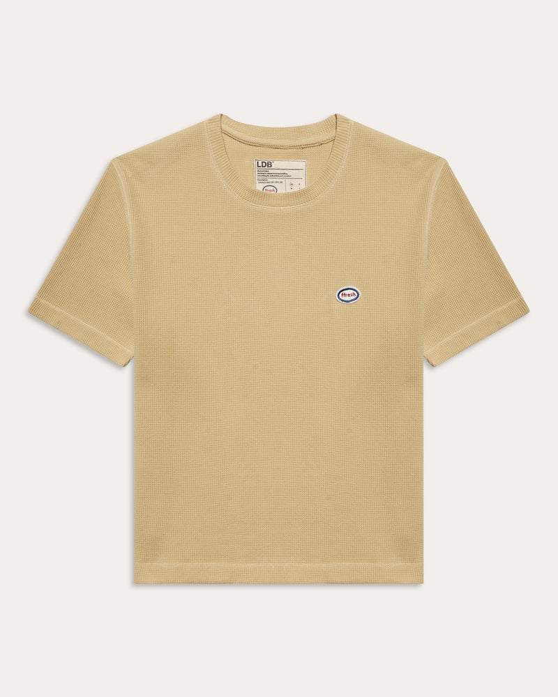 T-Shirt Waffle en 100% jersey de coton