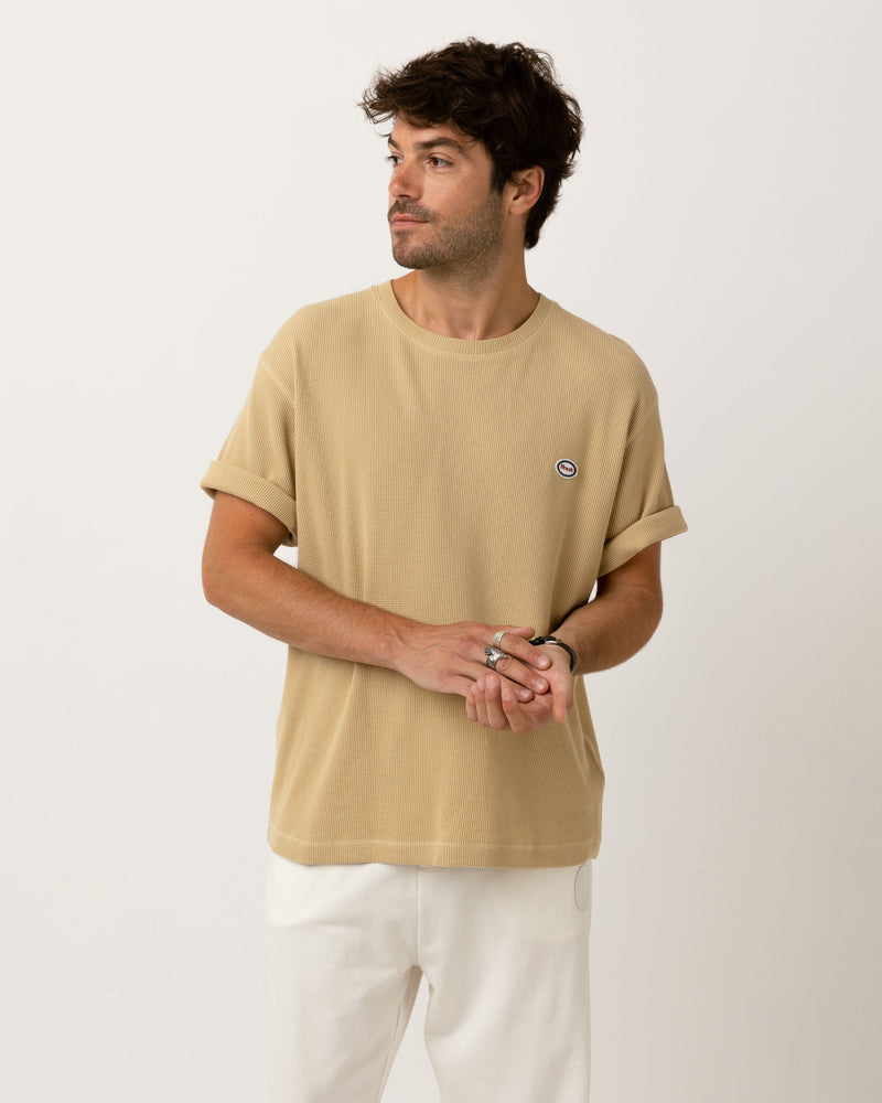 T-Shirt Waffle - 100% jersey de coton