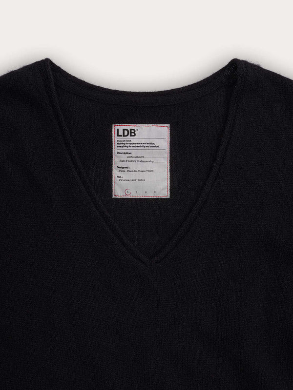 Pull FFresh col V - 100% cachemire