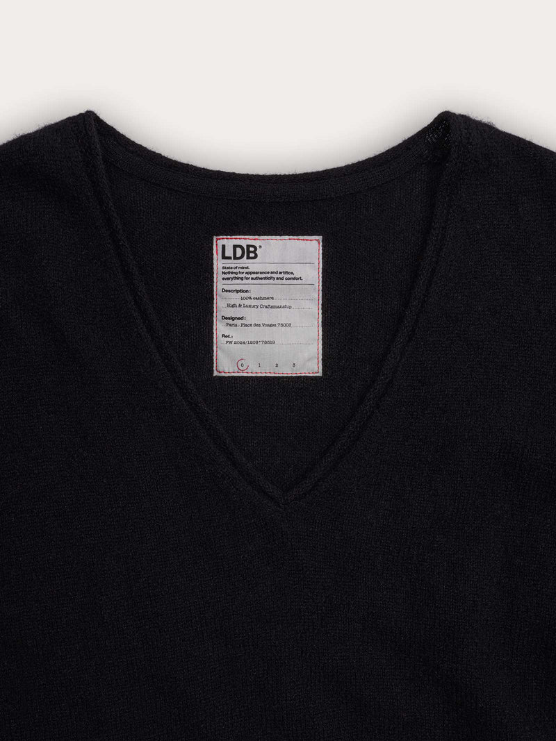 Pull FFresh col V - 100% cachemire