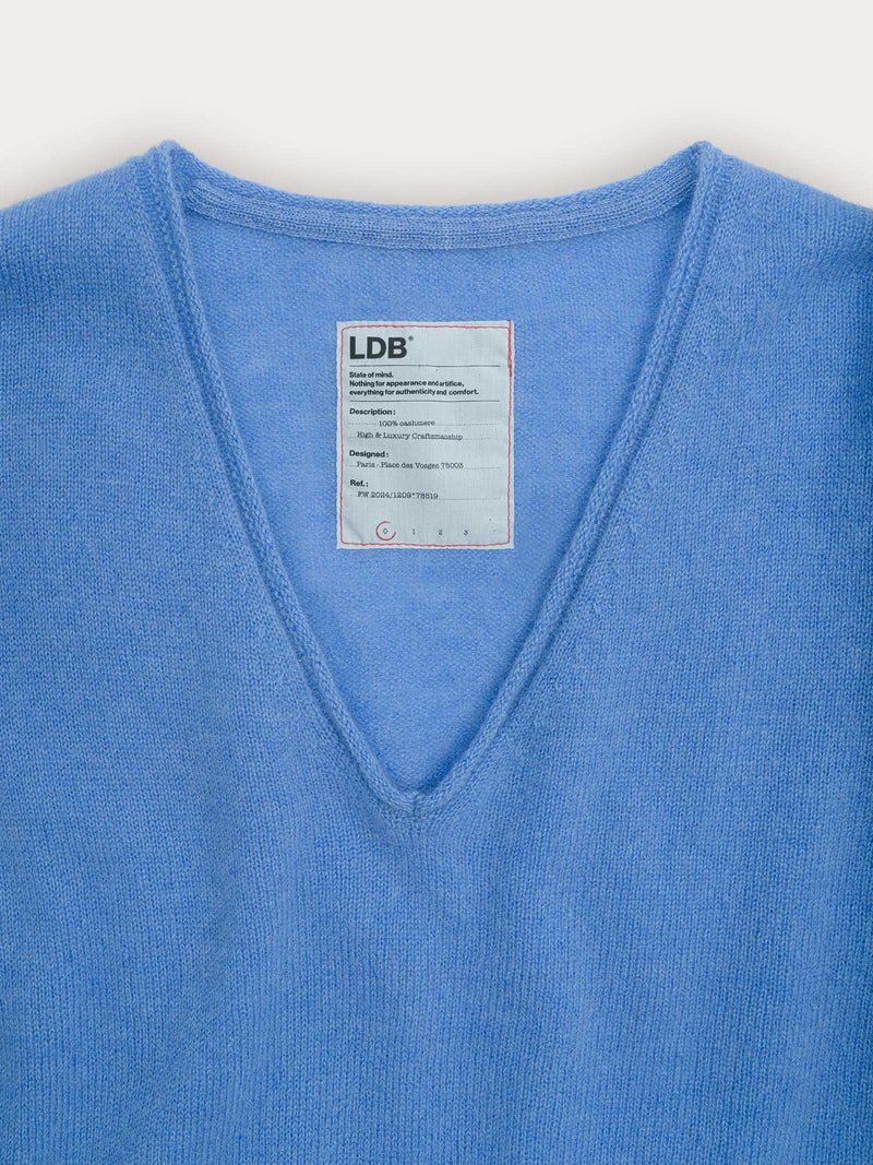 Pull FFresh col V - 100% cachemire