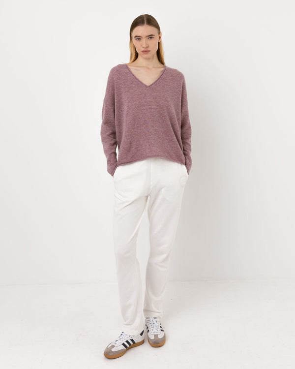 Pull Wool col V - laine et cachemire