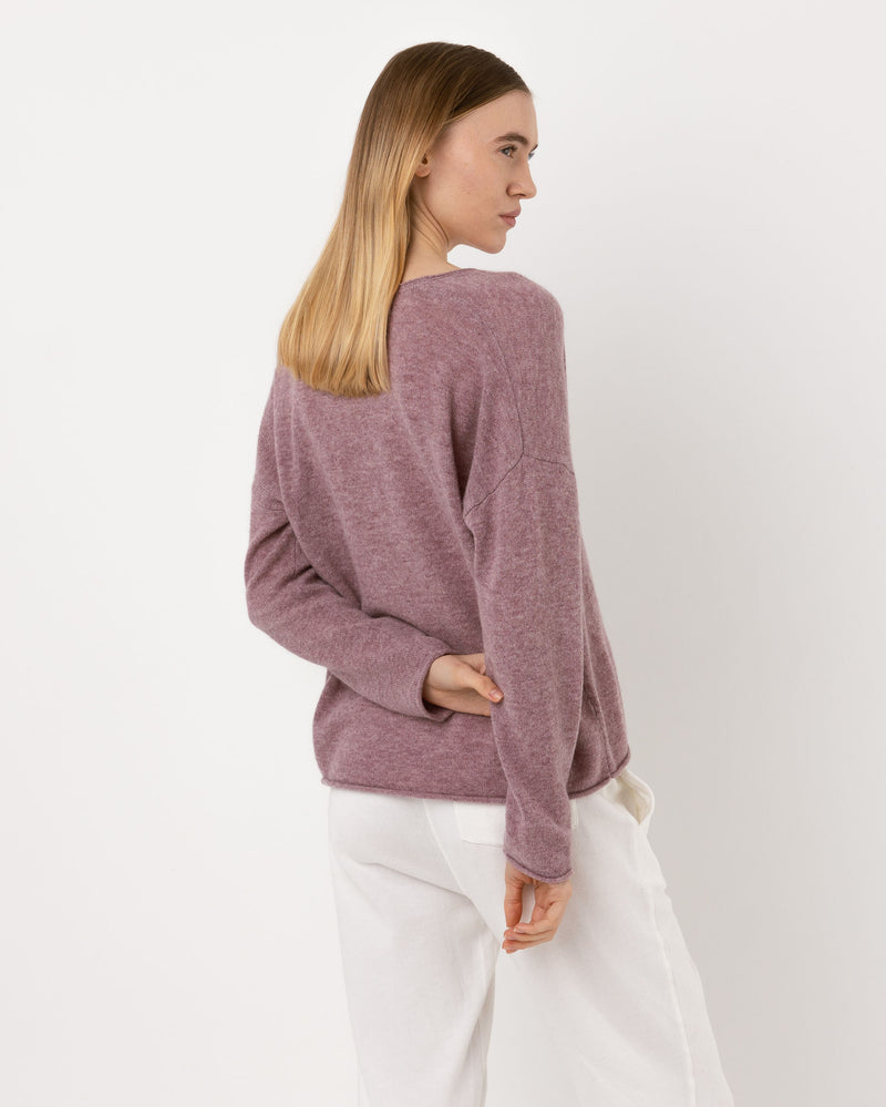 Pull Wool col V - laine et cachemire