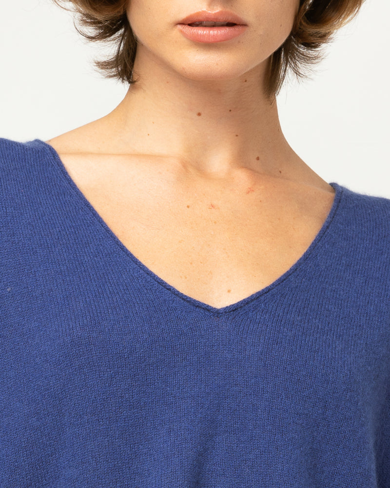 Pull Wool col V - laine et cachemire