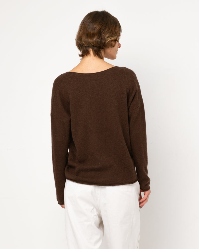 Pull Wool col V - laine et cachemire