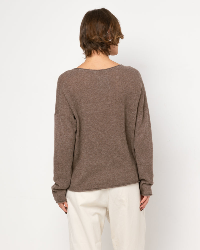 Pull Wool col V - laine et cachemire