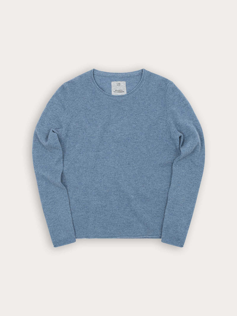 Pull WOOL - Col rond - 90% Laine 10% Cachemire