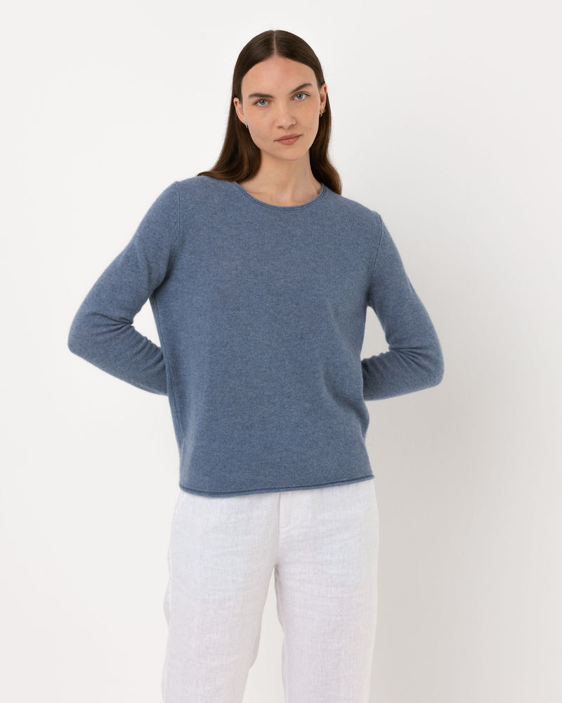 Pull WOOL - Col rond - 90% Laine 10% Cachemire