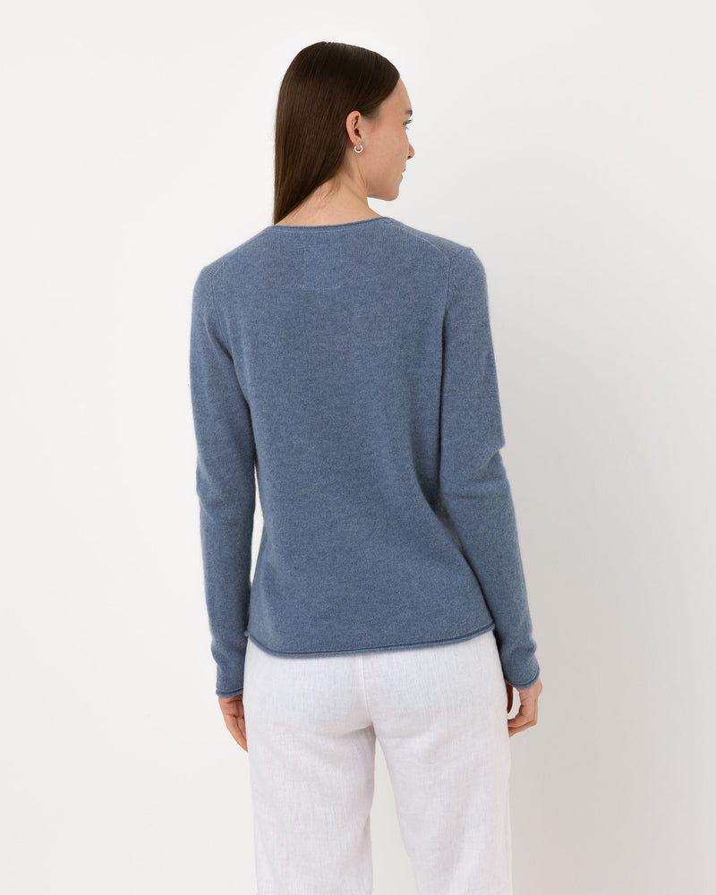 Pull WOOL - Col rond - 90% Laine 10% Cachemire