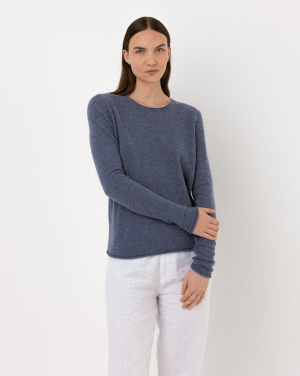 Pull WOOL - Col rond - 90% Laine 10% Cachemire