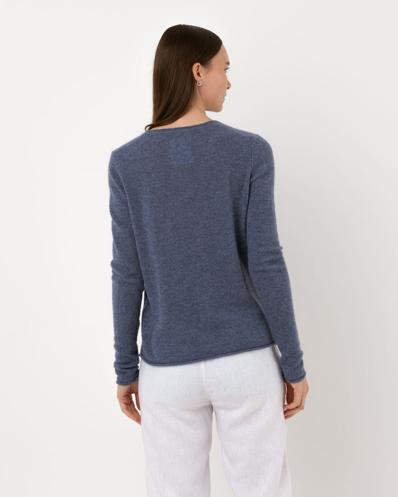 Pull WOOL - Col rond - 90% Laine 10% Cachemire