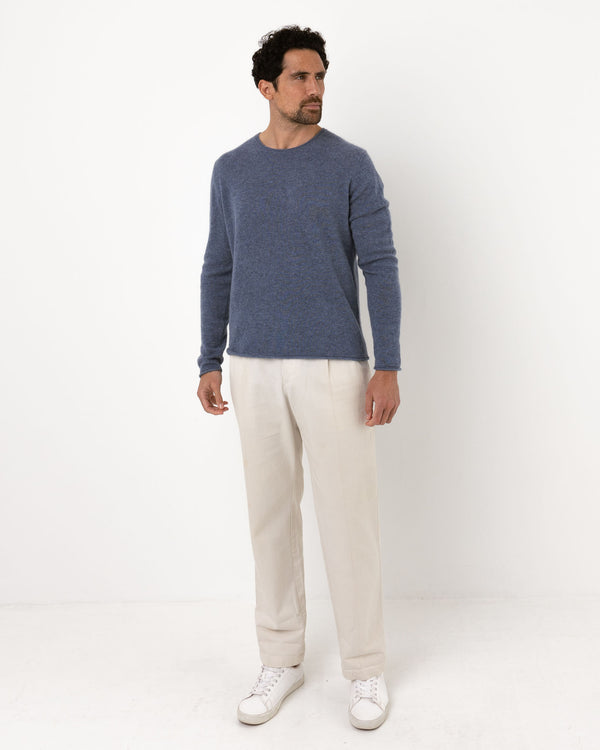 Pull WOOL - Col rond - 90% Laine 10% Cachemire