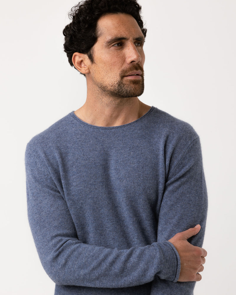 Pull WOOL - Col rond - 90% Laine 10% Cachemire