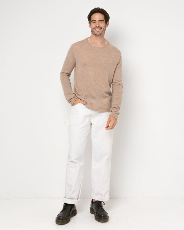 Pull WOOL col rond - 90% Laine 10% Cachemire