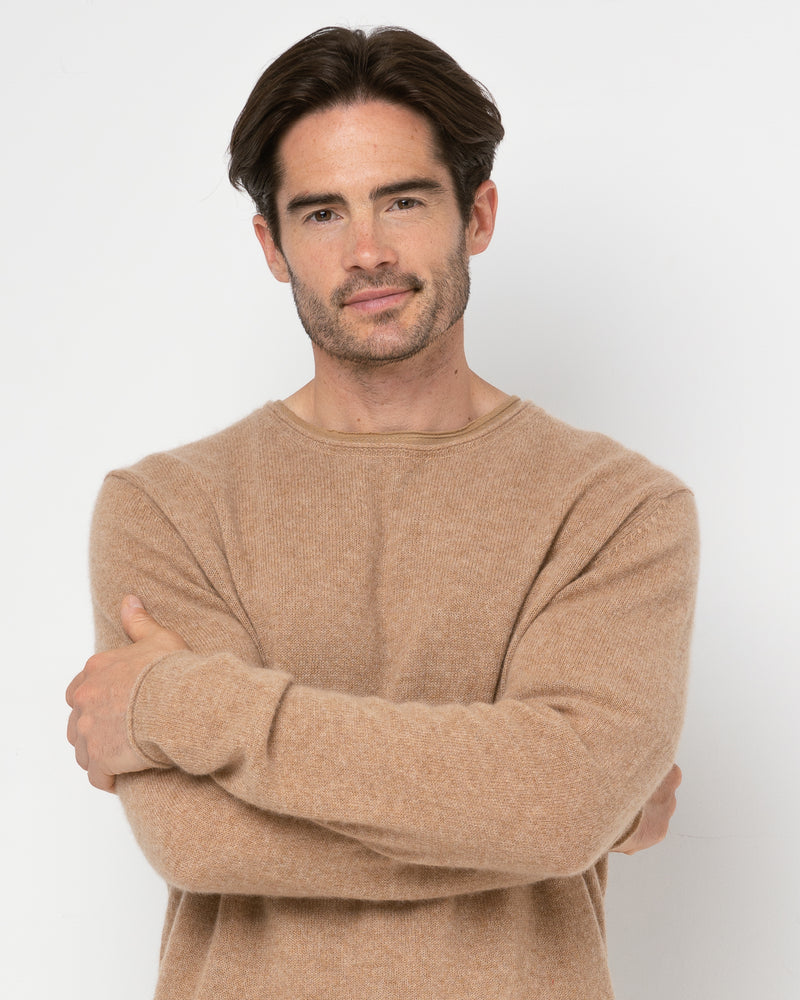 Pull WOOL col rond - 90% Laine 10% Cachemire